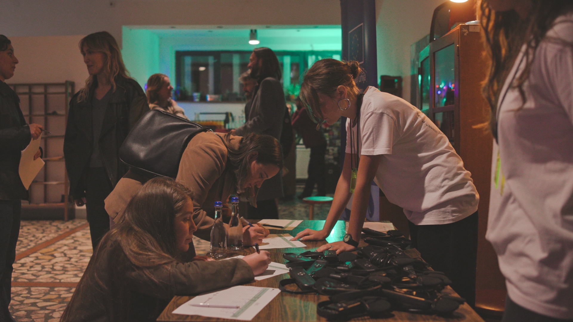 Participants checking in at PSDW 2025