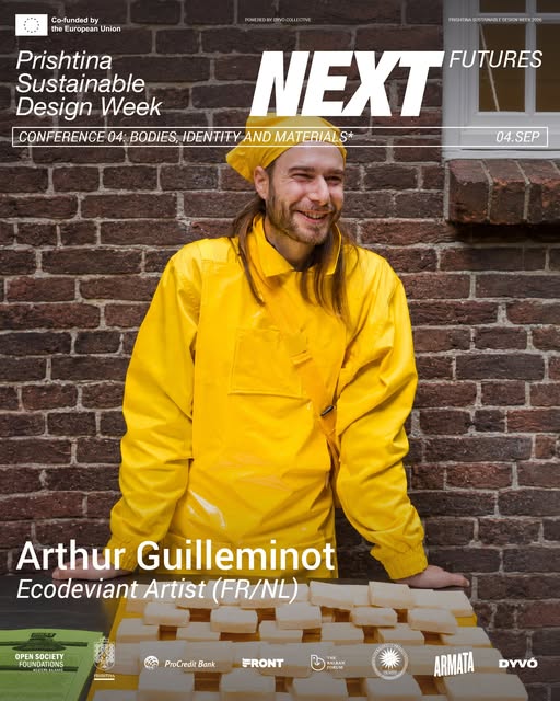 Arthur Guilleminot, ecodeviant artist, speaker at the Bodies, Identity and Materials conference